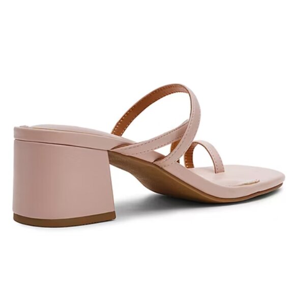 NiB DV8 Women's Lanna Pump Heeled Strappy Sandals Natural Size 7 M $60 RY1309 - Picture 2 of 4